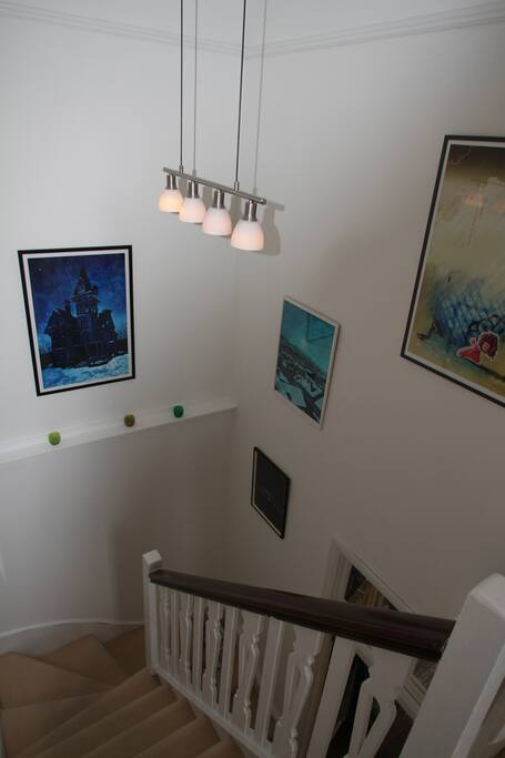 Beautiful art on every wall - including some local artists.