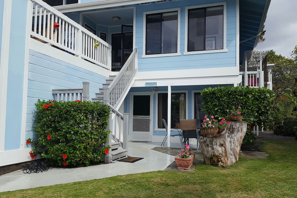 Lower door is vacation rental