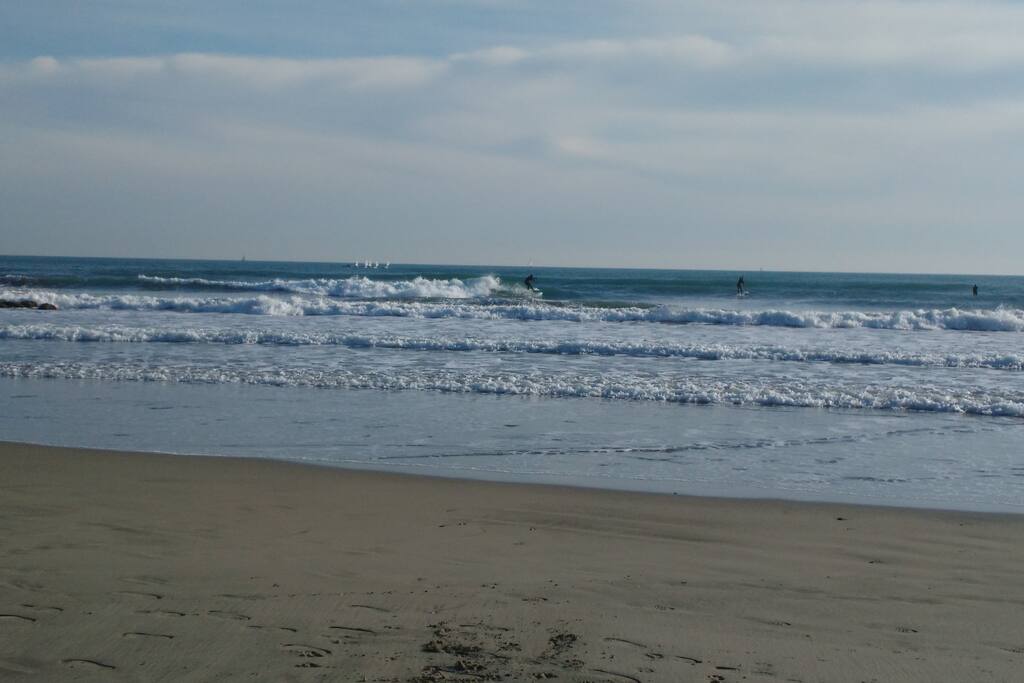 Plage Roquilles (oh des surf !!)