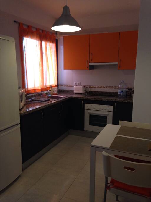 Cocina nueva con todo lo que necesitas