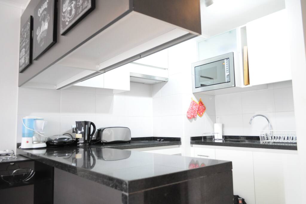 Cocina bien equipada
