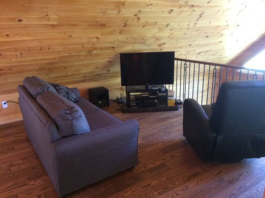 TV et divan lit