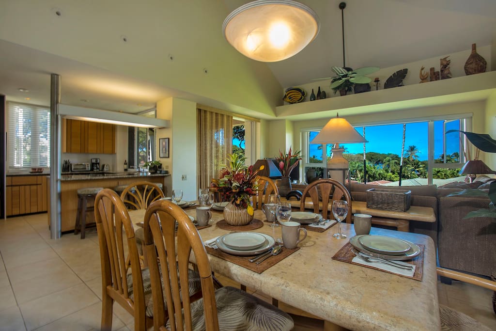 Open floor plan keeps the whole family together!