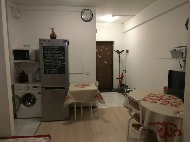 Cozy  budget studio (free transfer is possible )