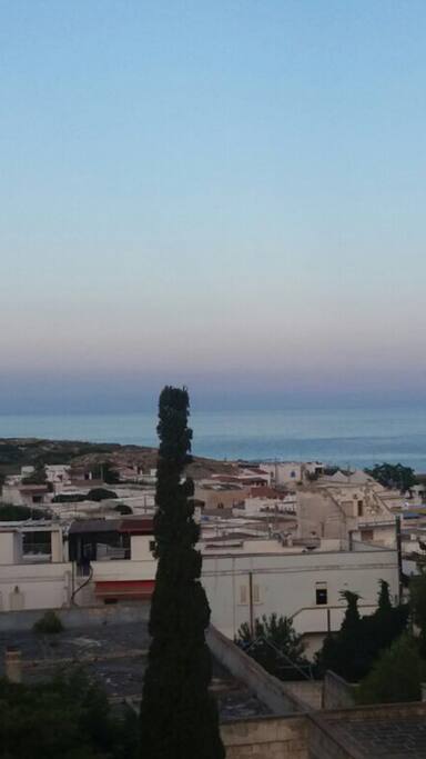 Vista panoramica mar ionio dalla veranda