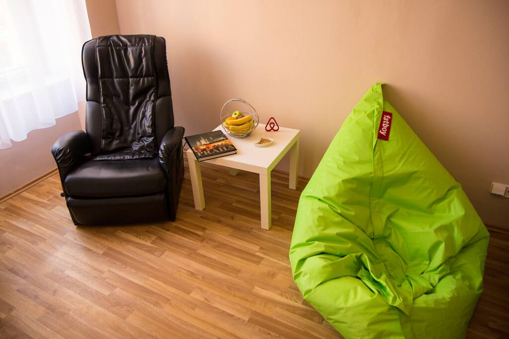 massagechair with fatboy
