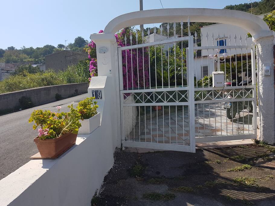 The entrance
