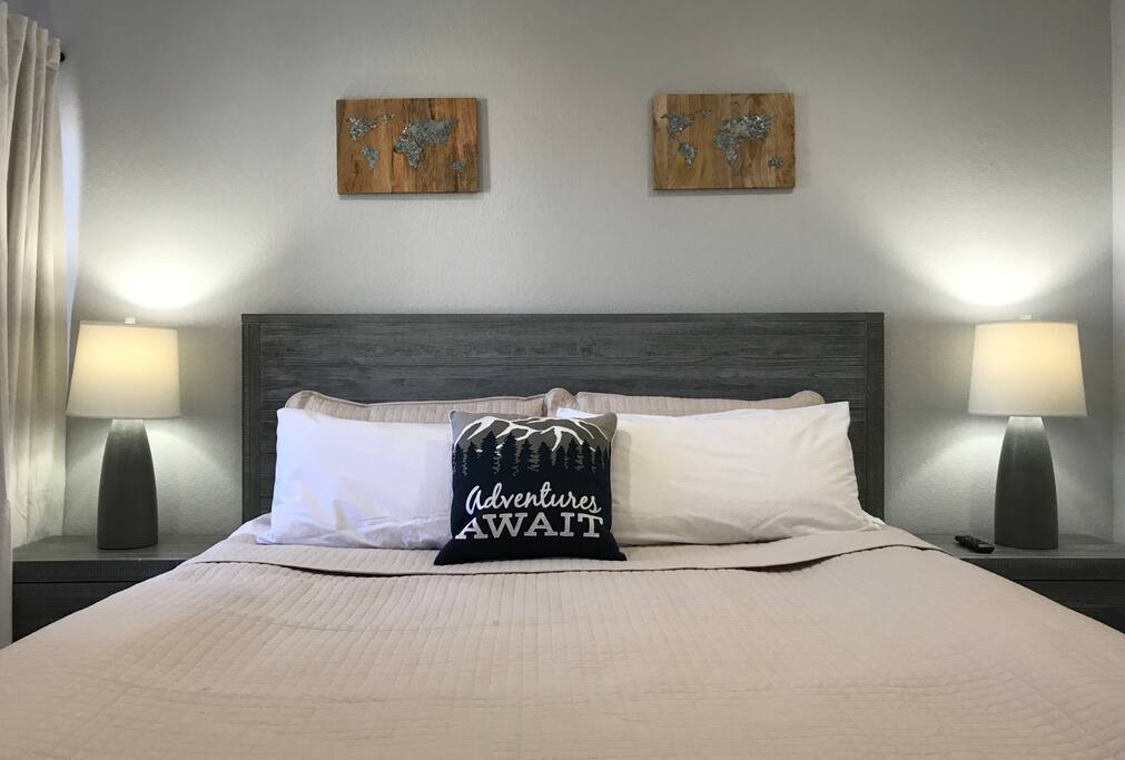 Master Bedroom with King-size Bed (downstairs)