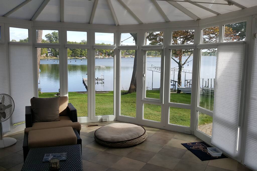 View from the sun room