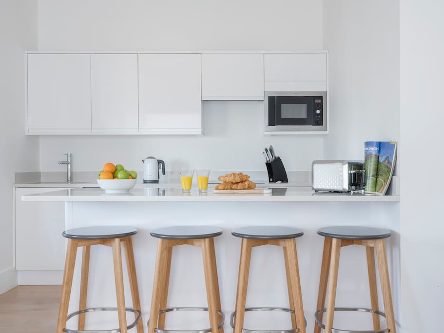 Modern sleek kitchen