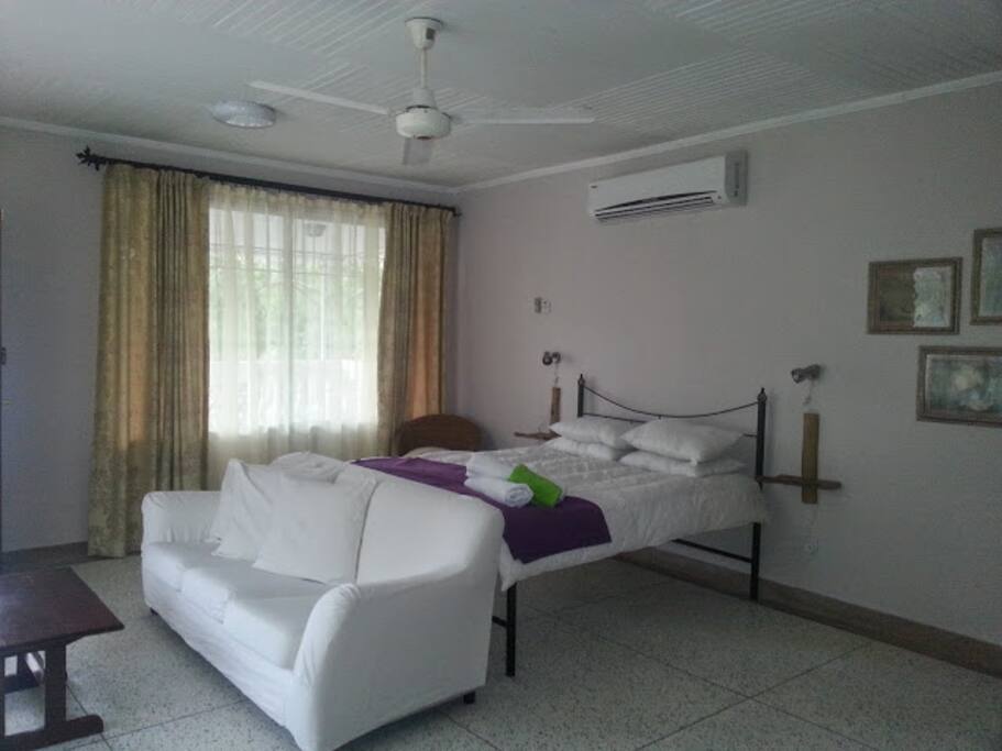 Suite with private balcony.