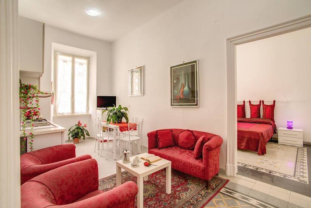 living room/kitchen