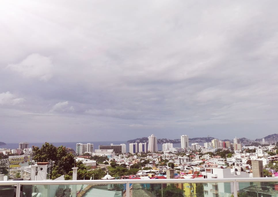 Vista a la Bahía desde el balcón