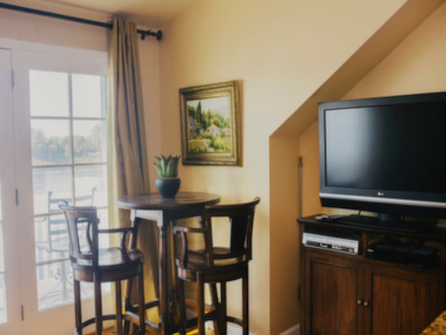 Living area and dining
