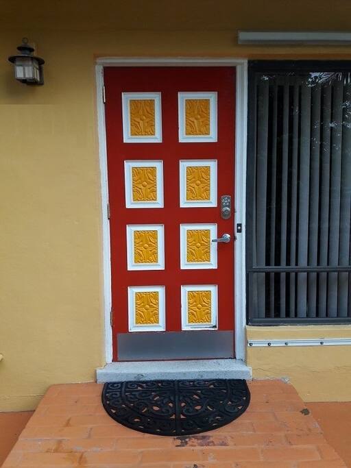 The front door