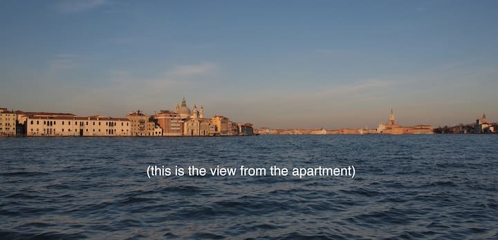 Spacious, bright, Giudecca Canal