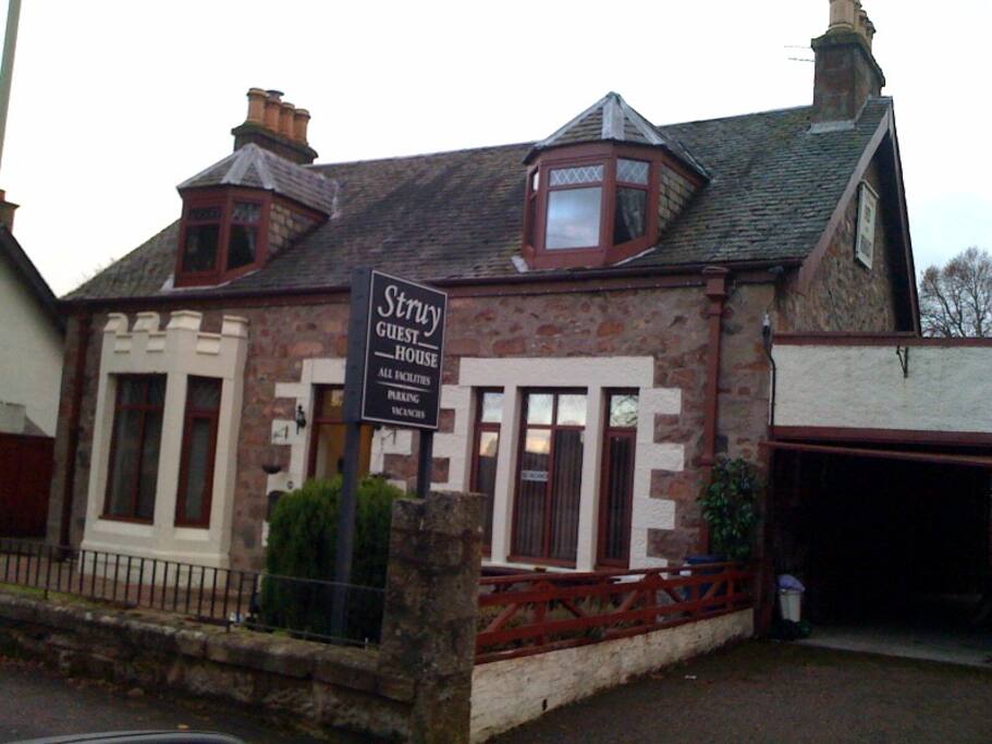 front of property