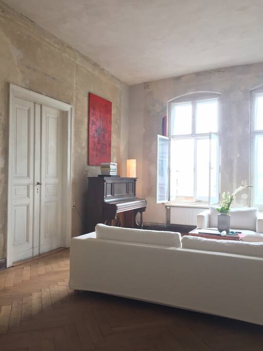 Private living room with sofa bed