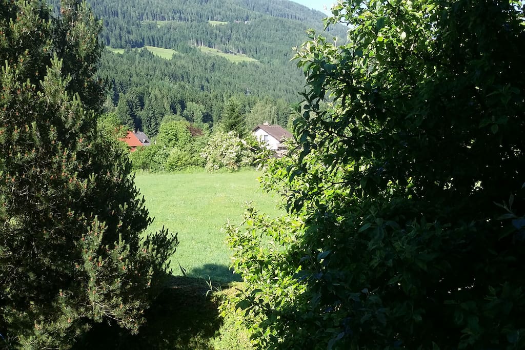 Aussicht aus
den Schlafzmmern