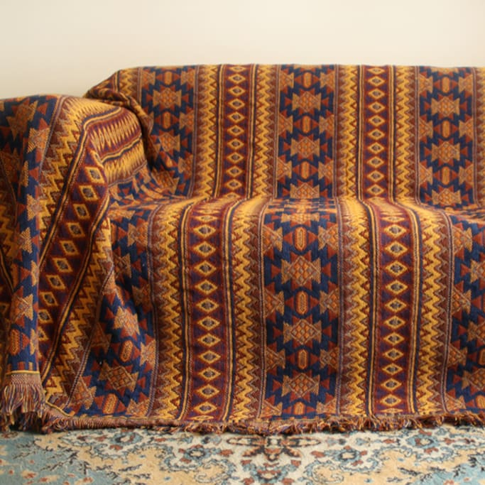 Couch in Terrace with Blackout Shades