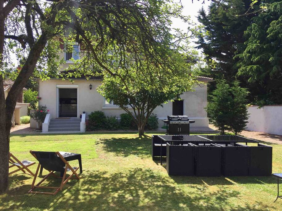 Vue jardin intérieur