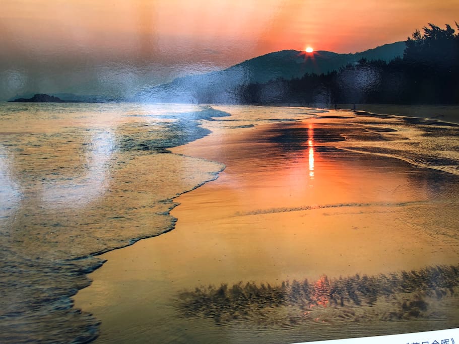 最美石梅湾的夕阳红