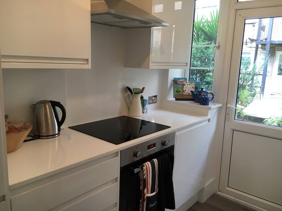 Kitchen opens into garden