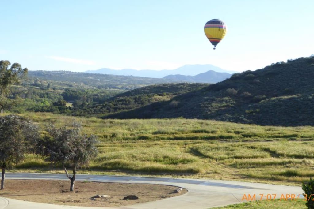 Hot Air Balloons by Front Door's view