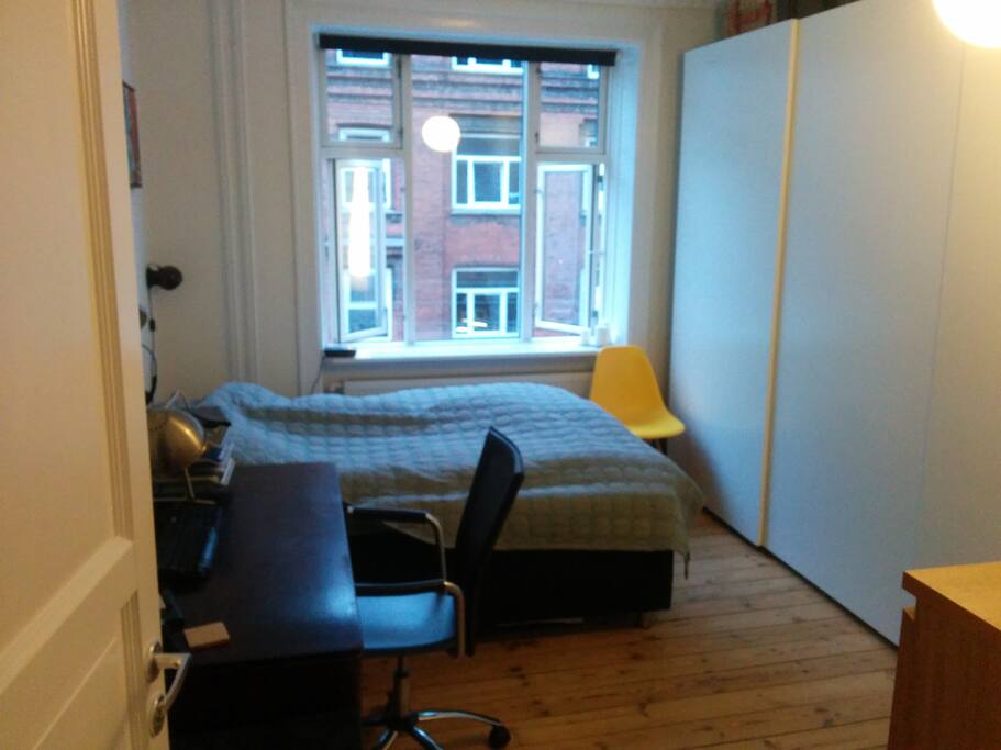 Bedroom and office