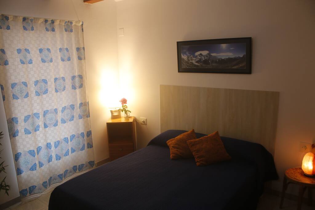 Habitación con terraza.