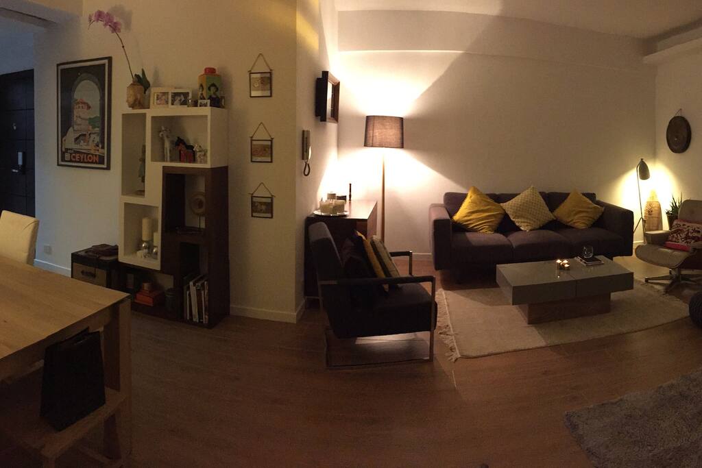 Dining and living room