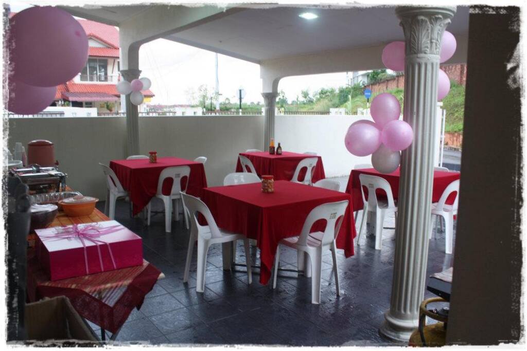 Party area available