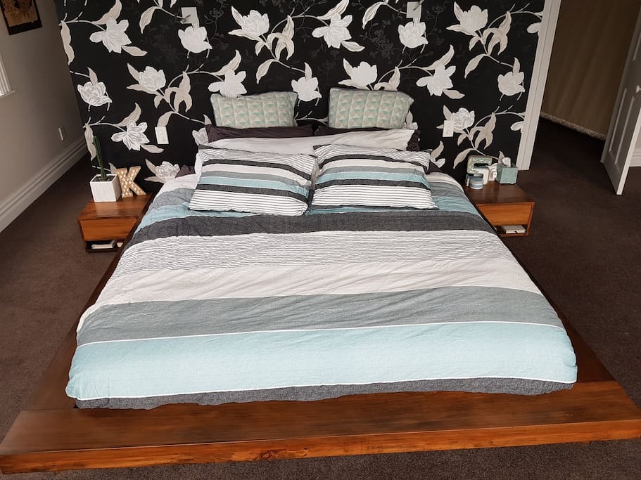 Extra comfy Super-King size bed