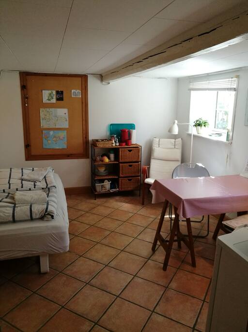 The room in the bacement