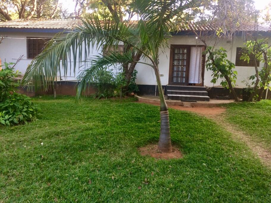 Cottage front from the Garden