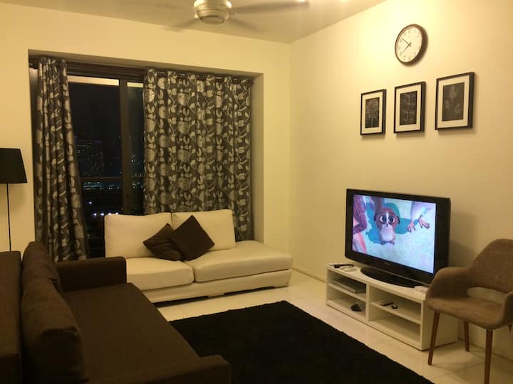 Sala de estar relaxante na loja