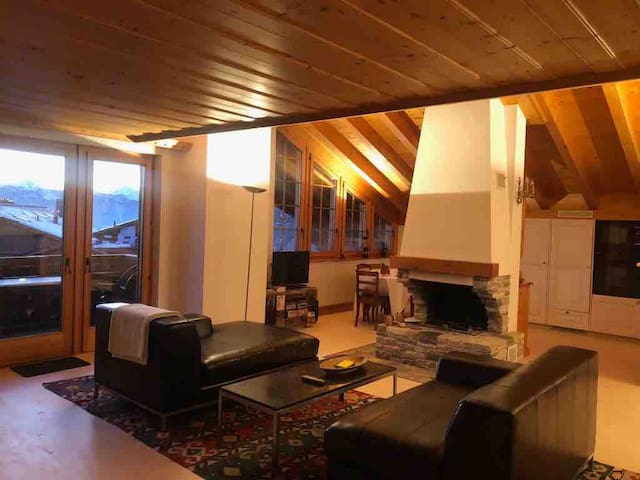 Appartement 7 lits, 3 bains, Villars, Swiss Alps
