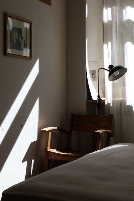 Beautiful sunlight as the room orientation is straight south