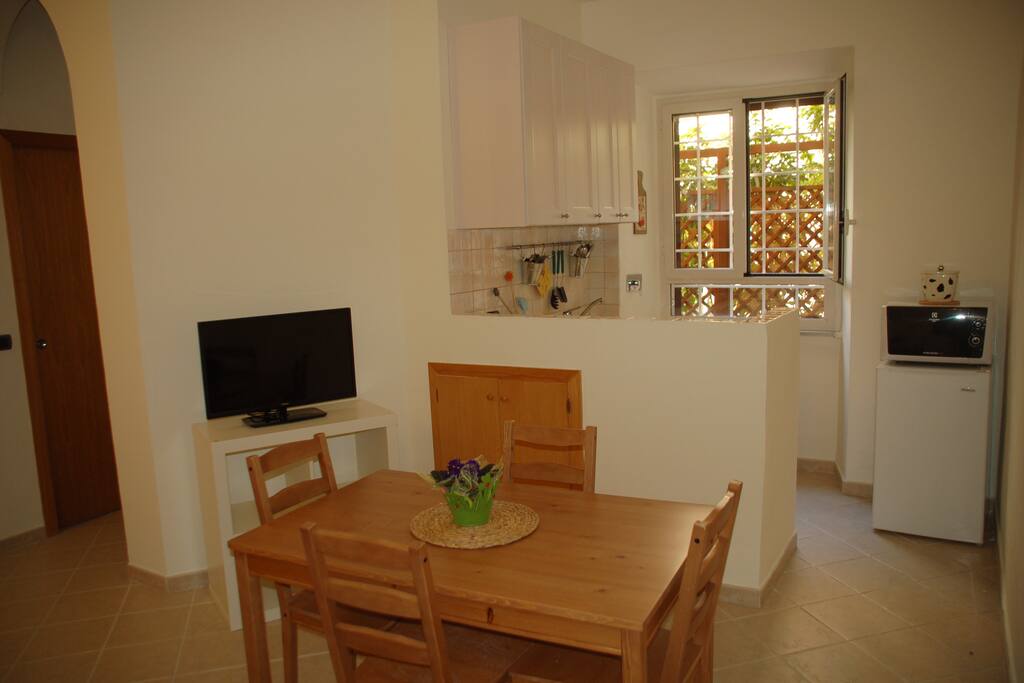 kitchen and table