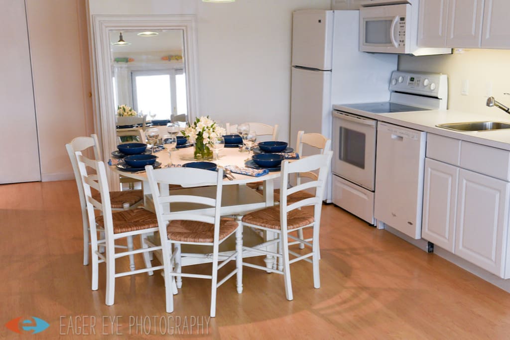 Perfect kitchen for dinner at home or grilling on the porch