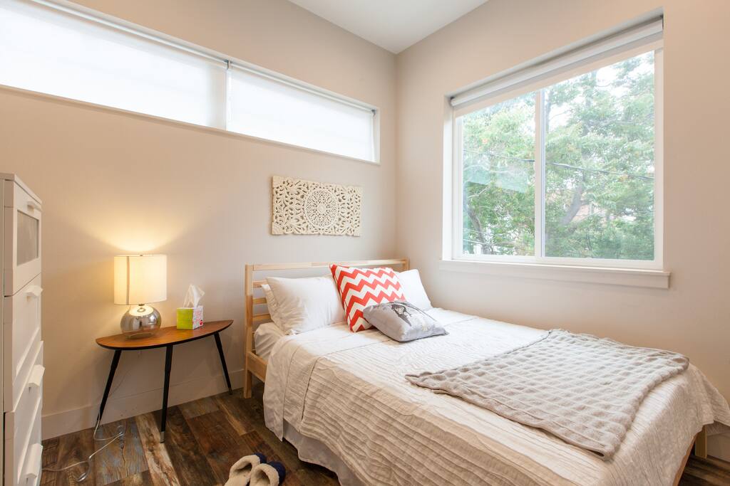 Comfy queen bed