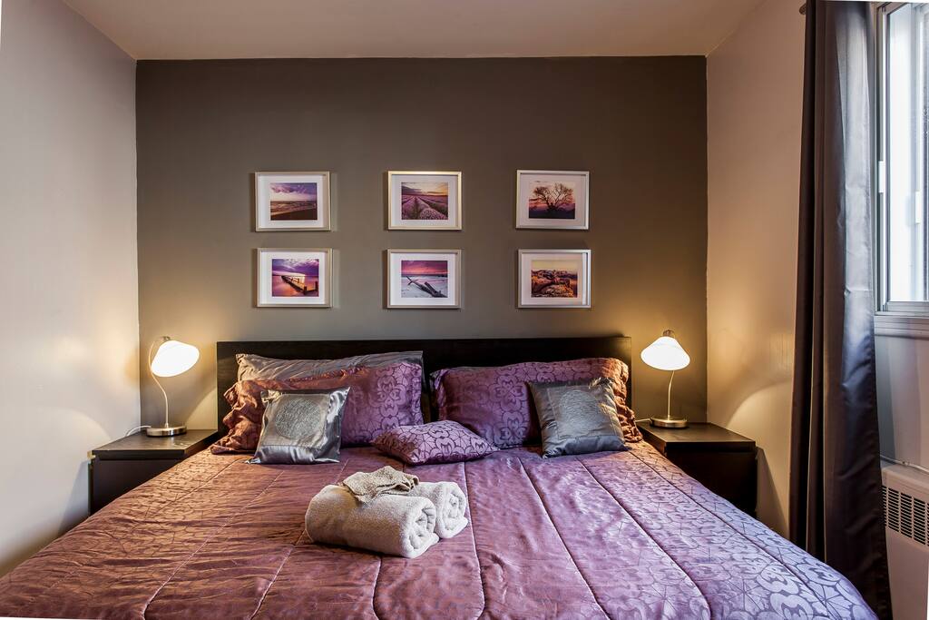 Chambre avec lit king 200cmx 200cm