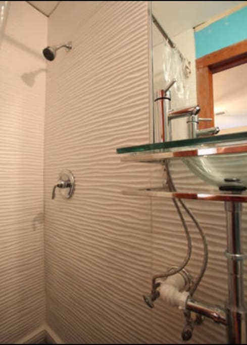 Get fresh and Clean in your own in room private entrance bathroom