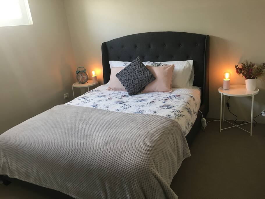 Bedroom 2: Warm and cosy, with comfortable, luxurious queen size bed.