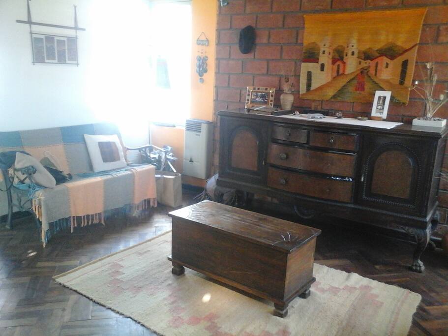 Un espacio cálido para leer, o simplemente descansar