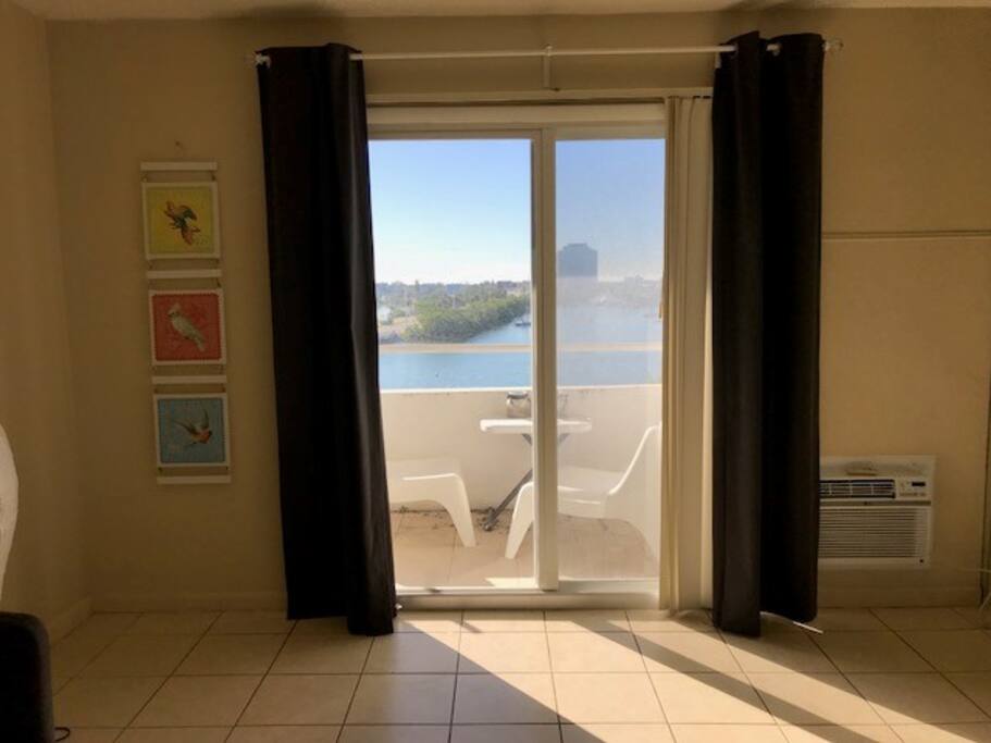 View facing the water