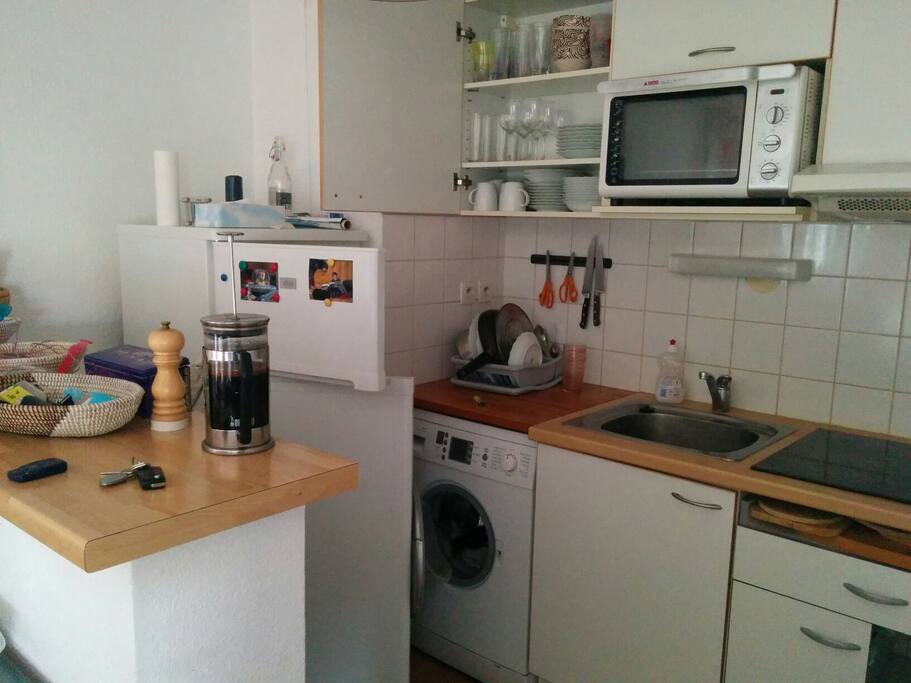 Cuisine équipée à disposition