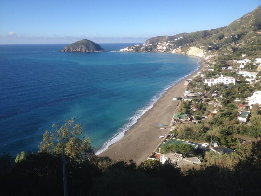 Panorama della Baia dei Maronti