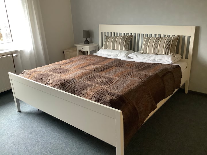 第一间卧室床180 x带电视