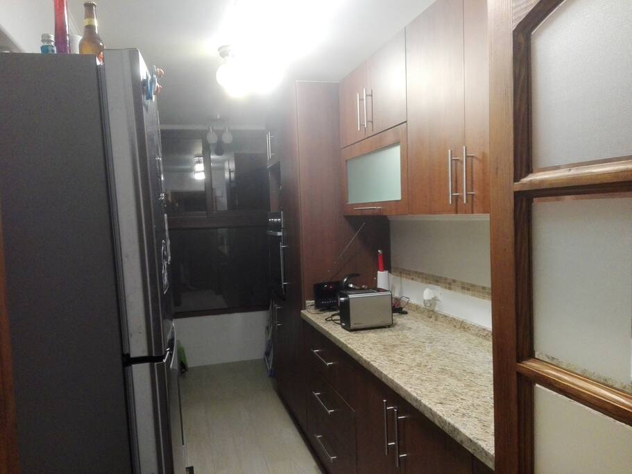 Amplia cocina